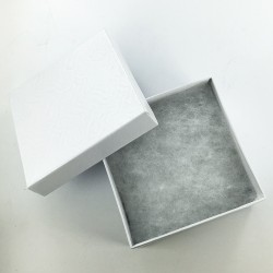 White cardboard box