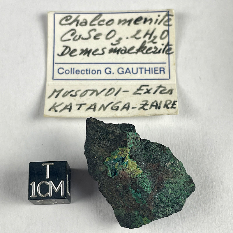 Chalcomenite and Demesmaekerite, Democratic Republic of Congo