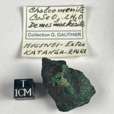 Chalcomenite and Demesmaekerite, Democratic Republic of Congo