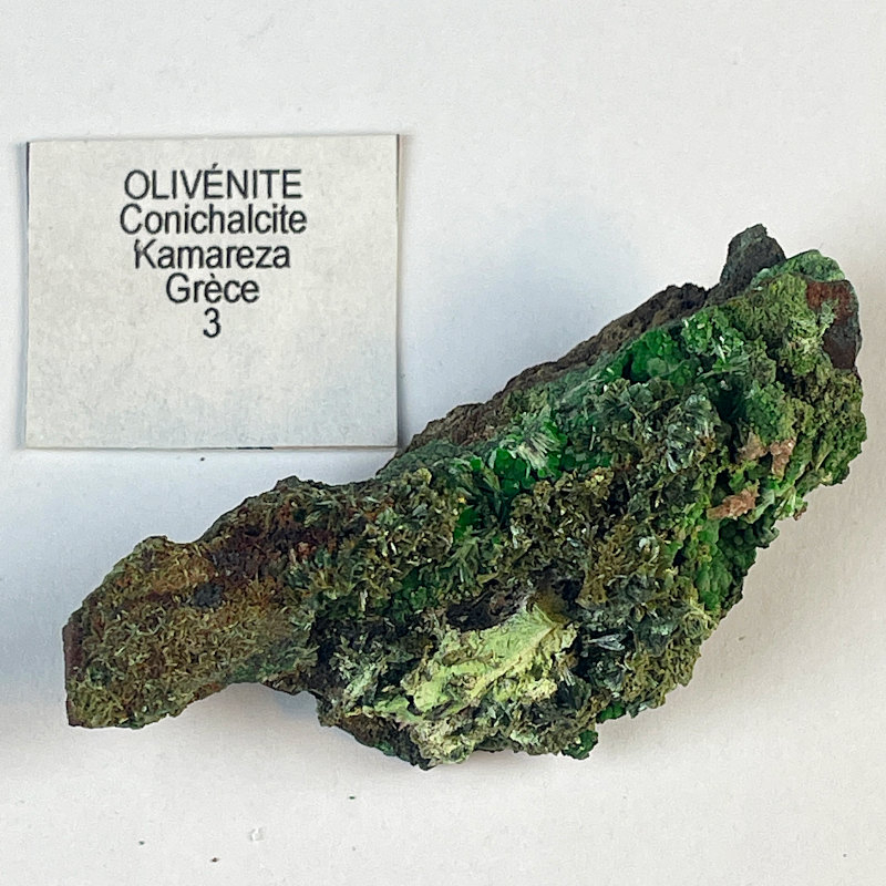 Olivenite et Conichalcite, Grèce