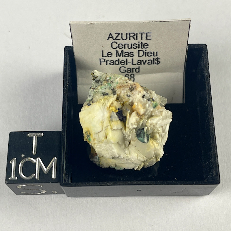 Azurite and Cerusite, France