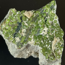 Demantoid garnet, Italy