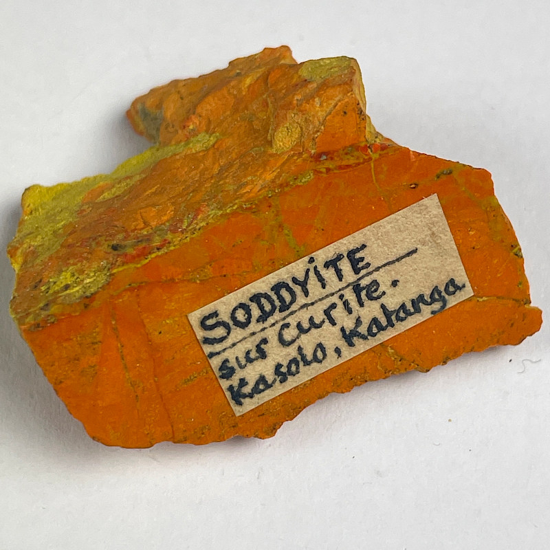 Curite et Soddyite, République Démocratique du Congo