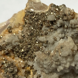 Calcite and Pyrite, Bolivia