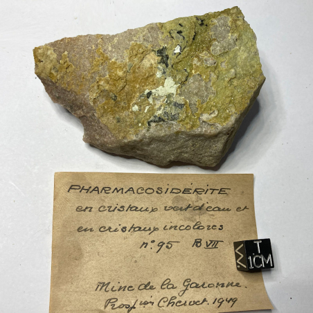 Pharmacosidérite, Mine de la Garonne, France