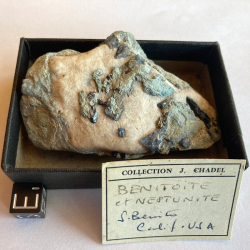 Benitoite and Neptunite, USA