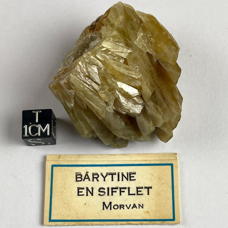Barytine, mine de Maine, Morvan, France