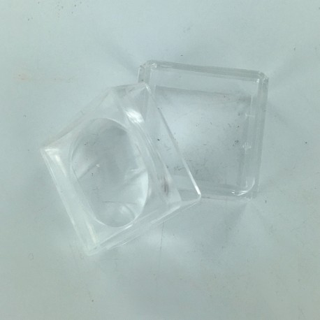 Small plastic magnifer box