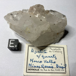 Apatite sur Quartz, Brésil