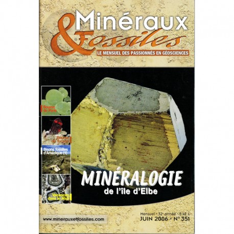 Monde et Minéraux N°351 Monde et Minéraux N°351