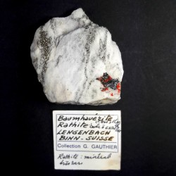 Baumhauerite et Rathite