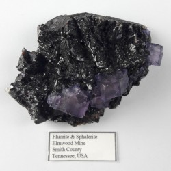 Fluorite and Sphalerite