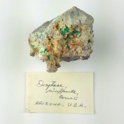 Dioptase, Wulfénite et Cérusite