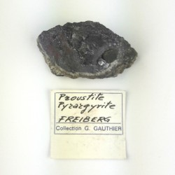 Proustite et Pyrargyrite