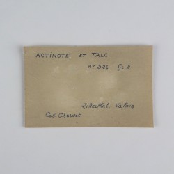 Actinote et Talc