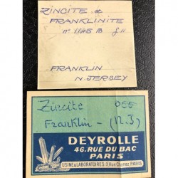 Zincite et Franklinite