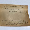 Pollucite et Amblygonite