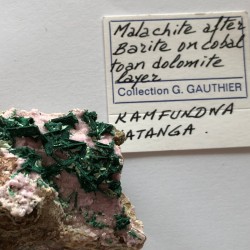 Pseudomorphose Malachite