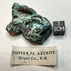 Copper after Azurite
