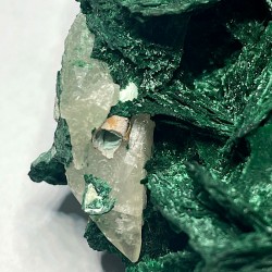 Pseudomorphosis Malachite after Barite