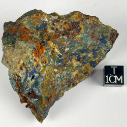 Azurite and Pyromorphite, Bernsberg, Germany.