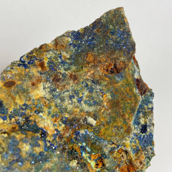 Azurite and Pyromorphite, Bernsberg, Germany.