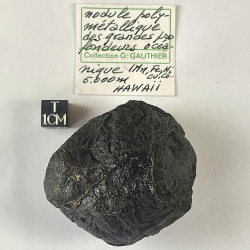 Nodule Polymétallique, Fosse marine Hawaï, Océan Pacifique