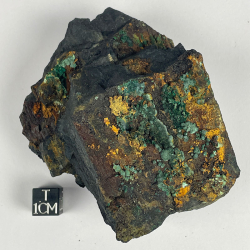 Azurite and Malachite, Marsberg, Wesphalia, Germany