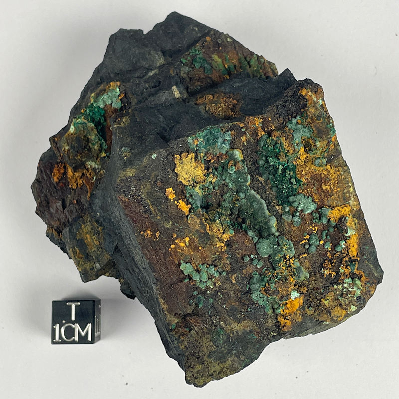 Azurite and Malachite, Marsberg, Wesphalia, Germany