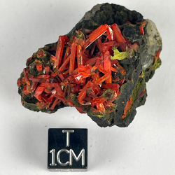 Crocoite and Vauquelinite, Russia