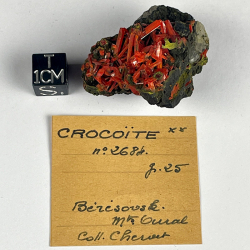 Crocoite and Vauquelinite, Russia