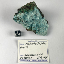 Plancheite et Bisbeeite, Democratic Republic of Congo