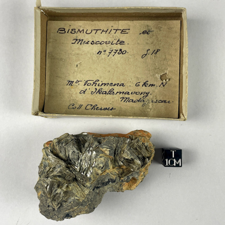 Bismuthite et Muscovite, Madagascar