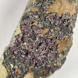 Proustite and Akantite, From Bou Azzer, Morocco