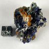 Azurite and Agardite from Morocco