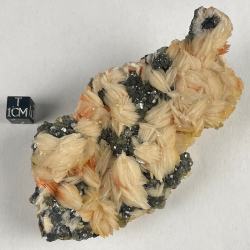 Barytine et Cérusite, Mibladen, Maroc