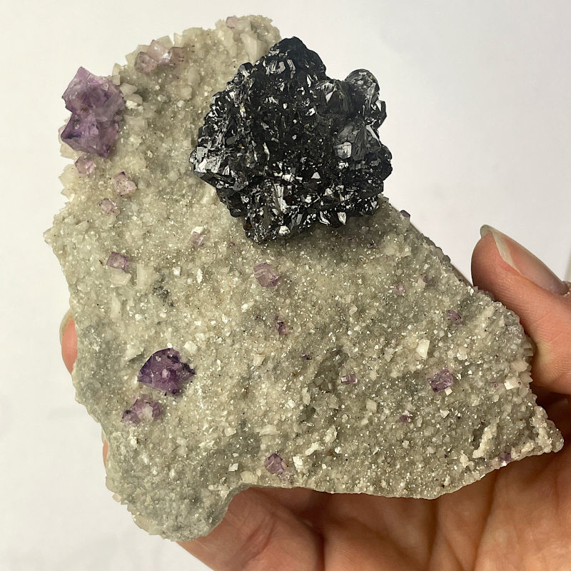 Fluorite and sphalerite from Elmwood Fluorite and sphalerite from Elmwood