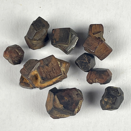 Limonite pseudomorphosis after pyrite, Italy