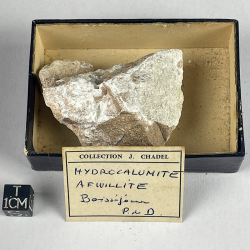 Hydrocalumite and afwillite, France