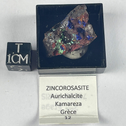 Zincorosasite, Kamareza, Laurium, Grèce