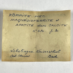 Koppite et Magnésioferrite, Allemagne